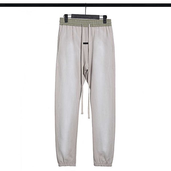 

men's pants fashion brand bear of god main line season 7 high street drawstring leggings fog men's and women's casual harlan, Black