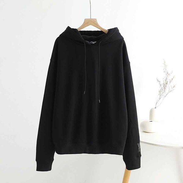 

new arrival stylist women's hoodies 2020aw fashion women's hooded sweatshirts simple letter print cotton blend active s-m