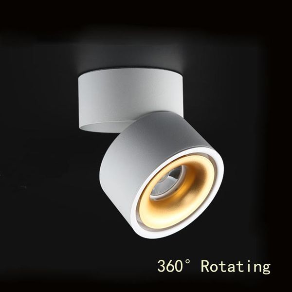 

wall lamp led light cycles design black or white 360 degree rataing sconce hallway aisle foyer tracking indoor lighting