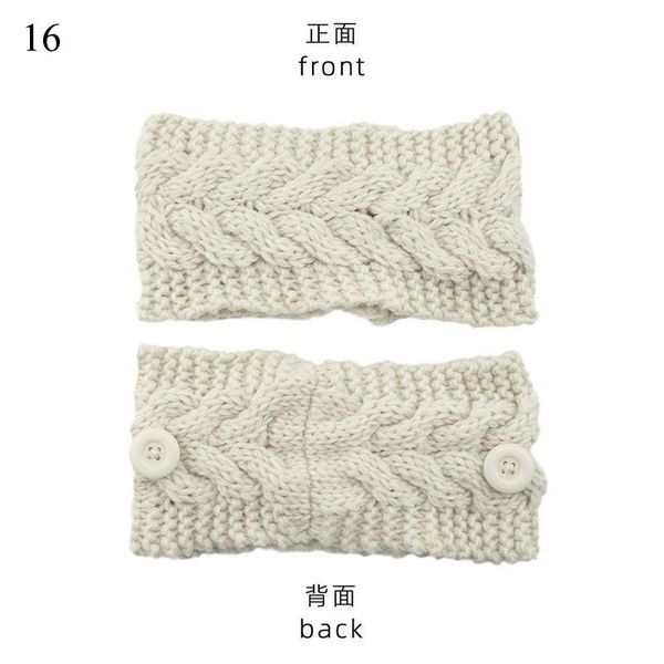 

winter women knitted headband with button crochet bow wide twist hairband lady mask holder turban elastic head wrap headwear q bbyyag