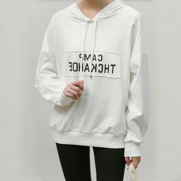 

hooded women's loose korean sweater sweater edition fall 2020 newstyle ins fashion students fashion thin trend 0af2f, Black