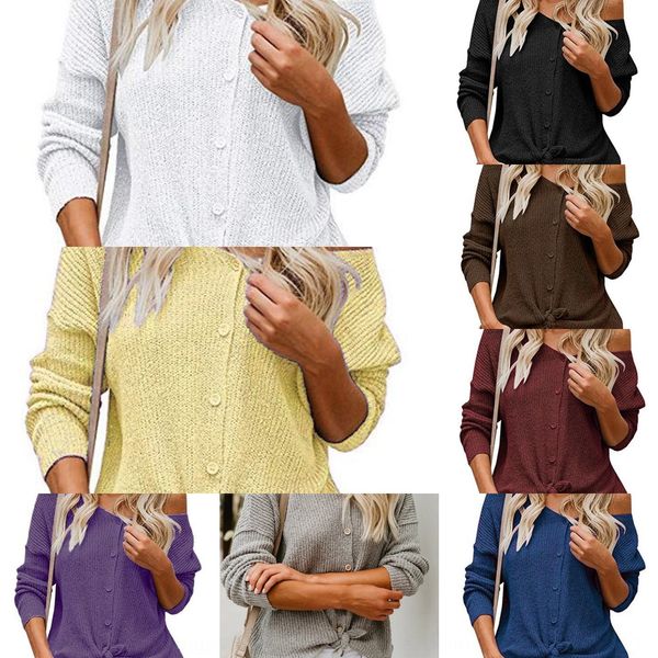 

весна и куртка свитер трикотажных sweaterautumn женской моды тонкий трикотаж однобортный с длинным рукавом свитер пальто женской верхней sy0, White;black