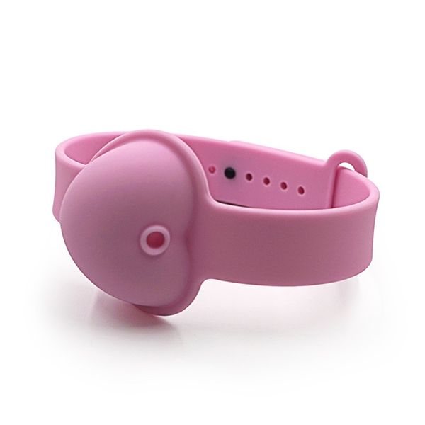 

hand sanitizer dispenser bracelet love heart kid liquid soap bracelets bathroom silicone wearable portable wristband new arrival 1 6lc g2