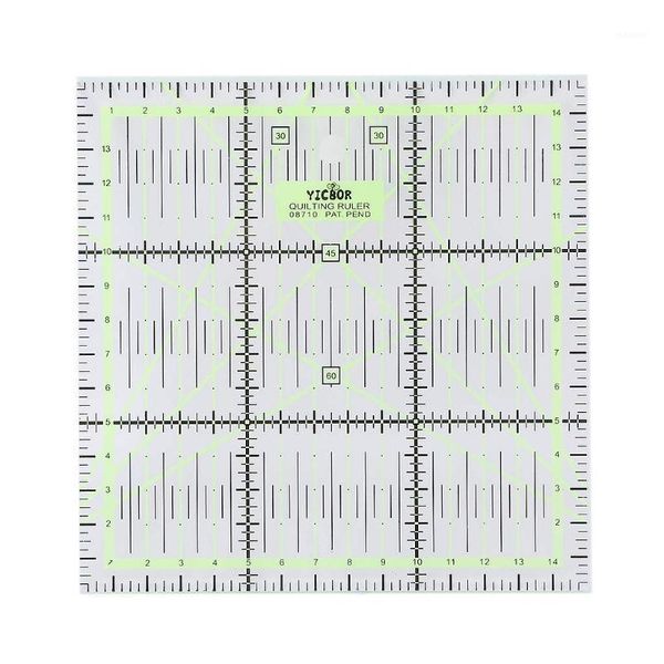 

transparent quilting sewing patchwork ruler cutting tool tailor craft diy1, Black