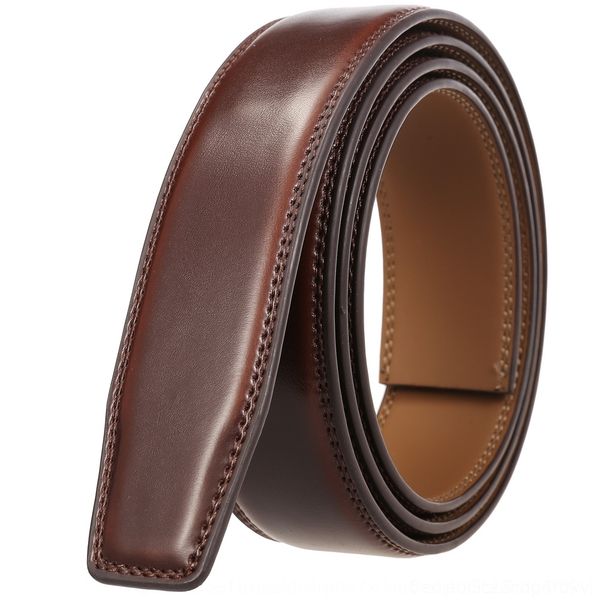 

cwvrb 3.1cm men's layer body vsetg automatic cattle strip ly31-3691 3.1cm beltcattle automatic body two layer belt men's belt stri, Black;brown