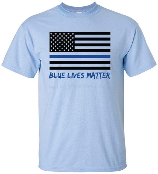 

blue lives matter american flag thin blue line short sleeve summer cool 2020 breathable all cotton hoodie designers t shirts sweatshirt