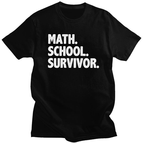 

retro trendy mens math school survivor short sleeve printed math lover tee teacher gift sport hooded sweatshirt hoodie men t shirt
