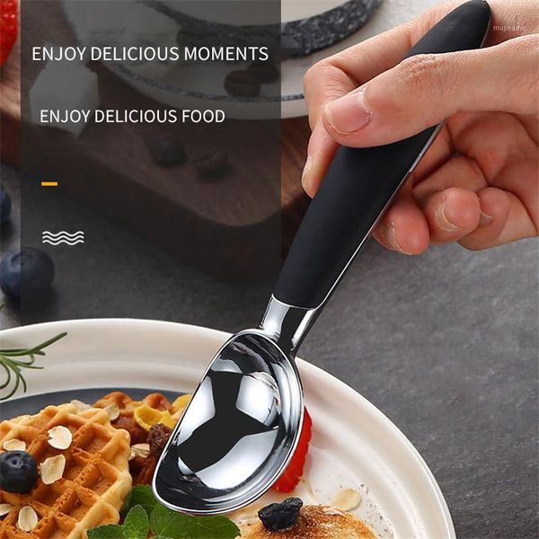 

ice cream scoops stacks creative kitchen gadget zinc alloy digging ball spoon ice cream dessert spoon for home restaura1
