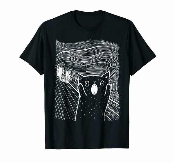 

van gogh's the scream funny black t-shirt for lovers s-3xl large size tee shirt sport hooded sweatshirt hoodie
