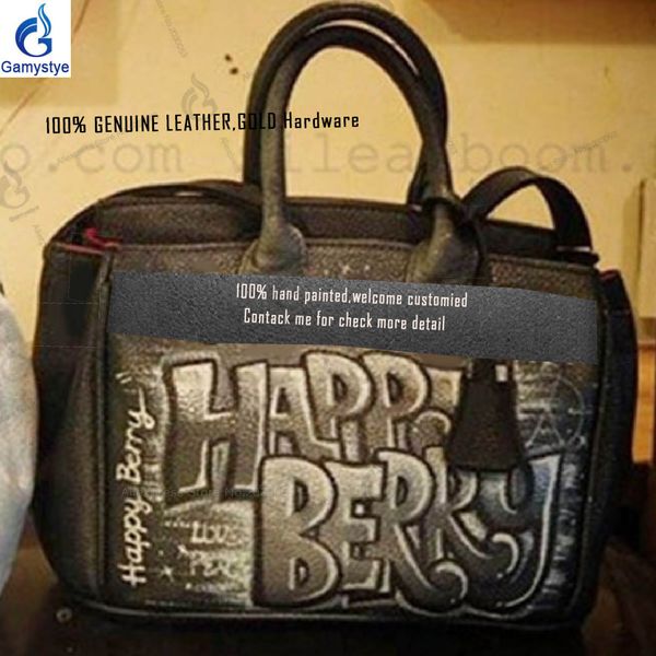 

hand painted letter 2020 handbag designer bag crossbody bags for ladies messenger bag luxury handbag women bags designer big bag