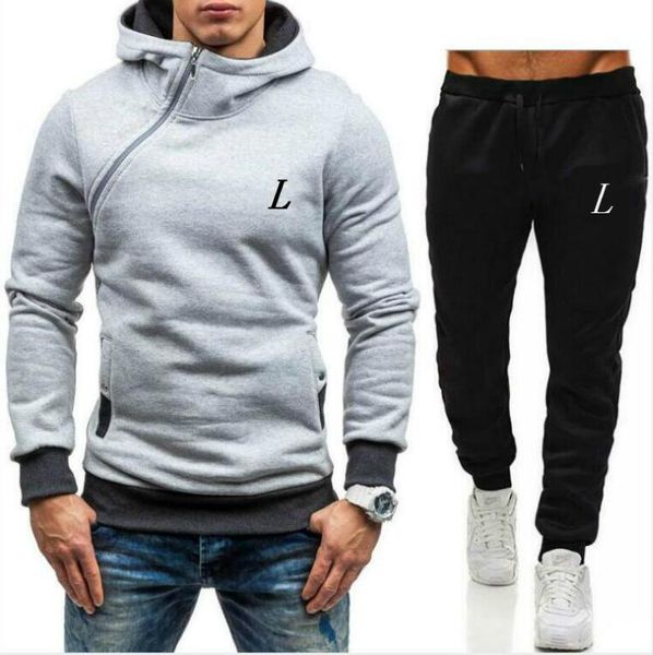 

new sweatsuit designer tracksuit men luxury sweat suits autumn brand mens jogger suits jacket + pants sets sporting women suit hip hop set, Gray
