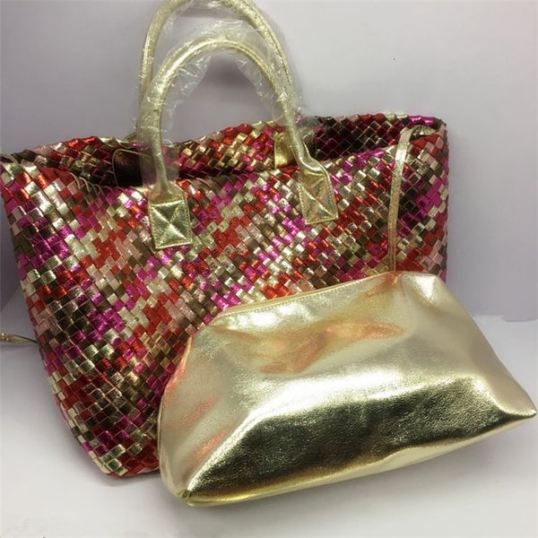 

snake skin pattern hand-woven for women new leather from a shoulder-vegetable shopping basket ladies occasional bags o6cn