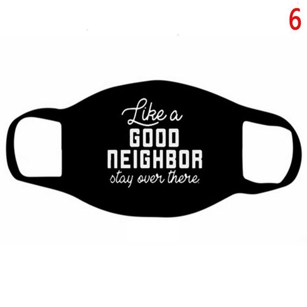 

letter factory outlet dust-proof cotton windproof mask printed half face mouth muffle 6 rea80w4vn