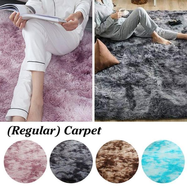 

new plush floor fluffy mats plush thick carpet rug fluffy floor carpets window rugs soft velvet mat for living room 4 colors1