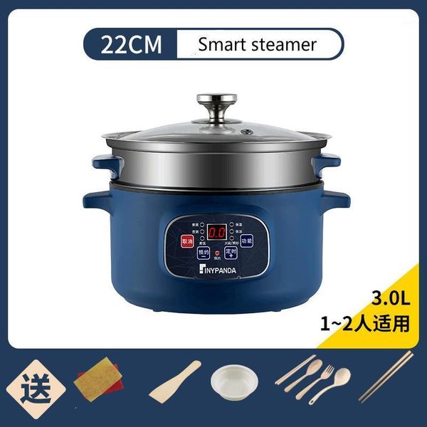 

electric cooking wok cooking all-in-one pot dormitory student multi-function small electric pot household multi-purpose1