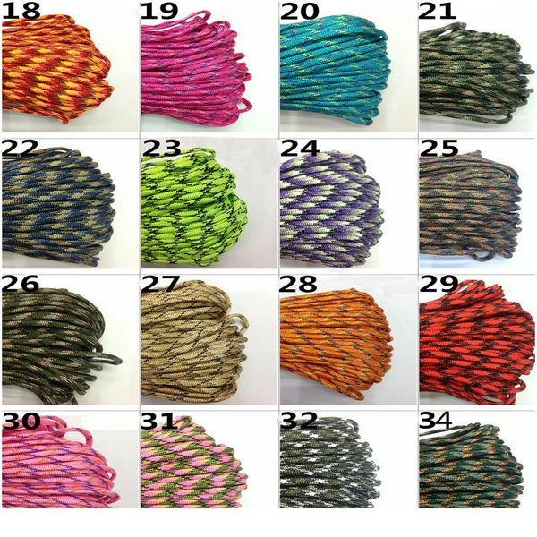 

33ft(10m) paracord parachute cord lanyard rope mil spec type iii 7 strand climbing camping survival e qylvph