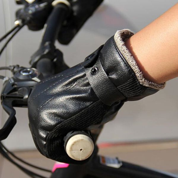 

motorcycle gloves women men motorbike bike motocycle gants moto winter cycling pu leather glove, Blue;gray