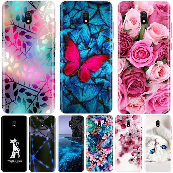 

силиконовые redmi назад кока funda shell soft tpu симпатичного телефон чехол для xiaomi реого 8а крышка