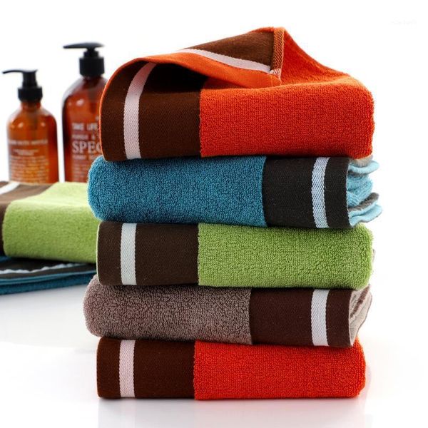 

t113a new gift for mother and dad soft quick dry brown orange green turquoise bath towel face towel1