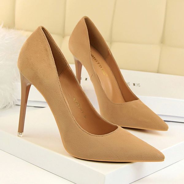 

2020 high heel shoes woman beautiful pumps high heels fashion sandals womens pump shoes leather sandal shoe #cw4p, Black