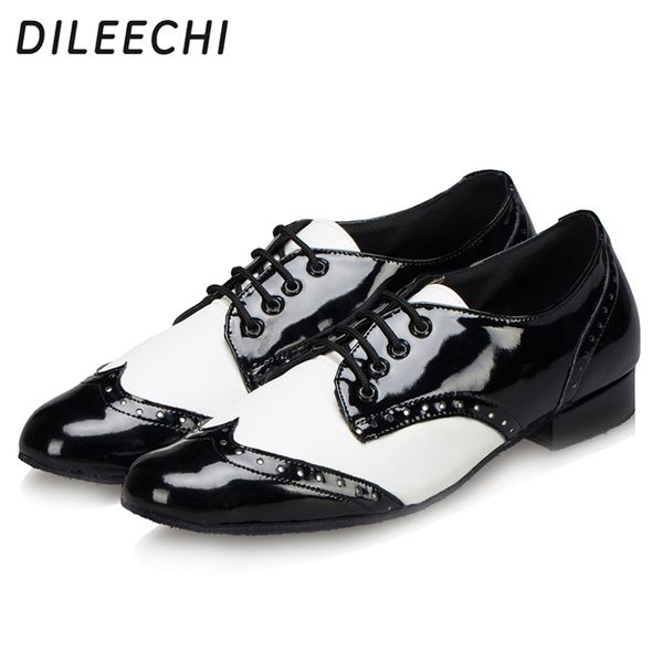 

dileechi brand men's ballroom dancing latin soft outsole square dance shoes 201017