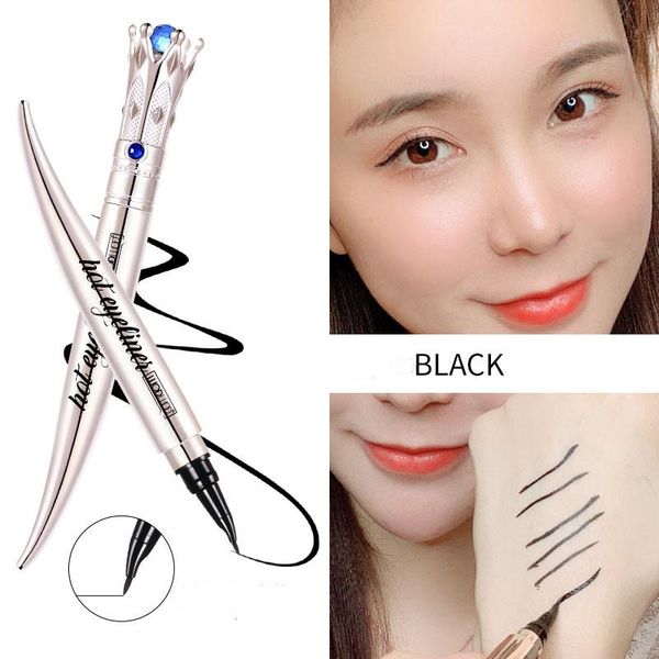 

eyeliner wodwod787 's beak black pen easy to wear long lasting water proof makeup tool for beginner shimmer eye pencil kit