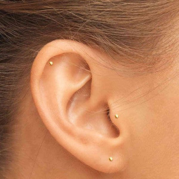 

new design 925 sterling silver stud for women simple trendy mini geometric earrings cute fashion dainty jewelry 2020, Black