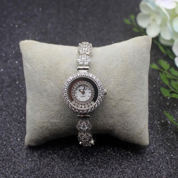 

hermosa womens' qa80 charm color upscale watches fashion watchs silver bracelets morkv, Slivery;brown