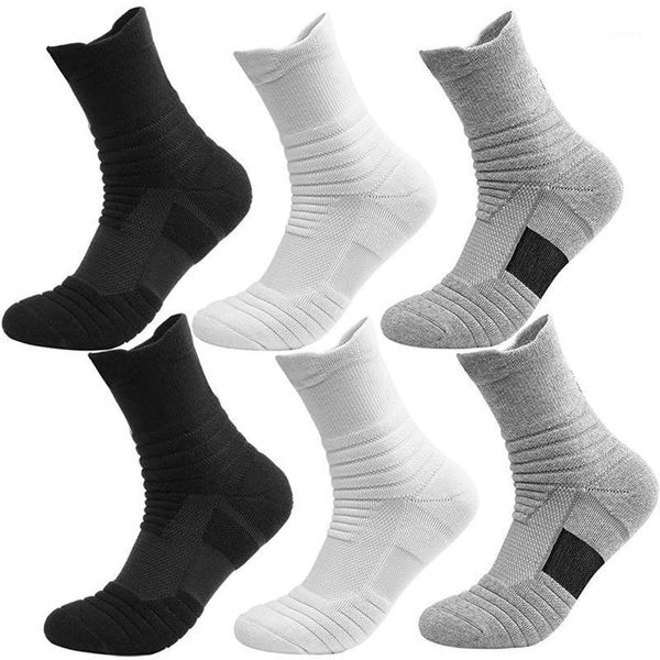 

men's and women's sports cotton socks breathable and anti-odour 6 pairs1, Black