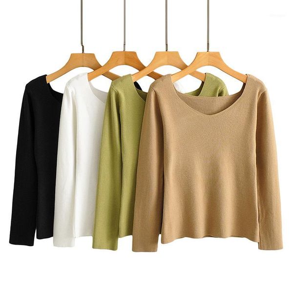 

novalya casual o neck thin sweaters women fashion loose solid sweater women elegant long sleeve sweaters female ladies hj1, White;black