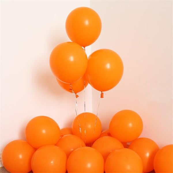 

10 дюйма счастливый хэллоуин день черный оранжевый цвет латексный воздушный шар надувной гелиевый шар для хэллоуина украшения партии воздушн