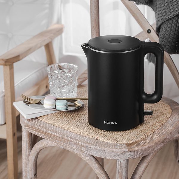 

konka 1.8l electric kettle stainless steel water kettle heating pot teapot quick heating