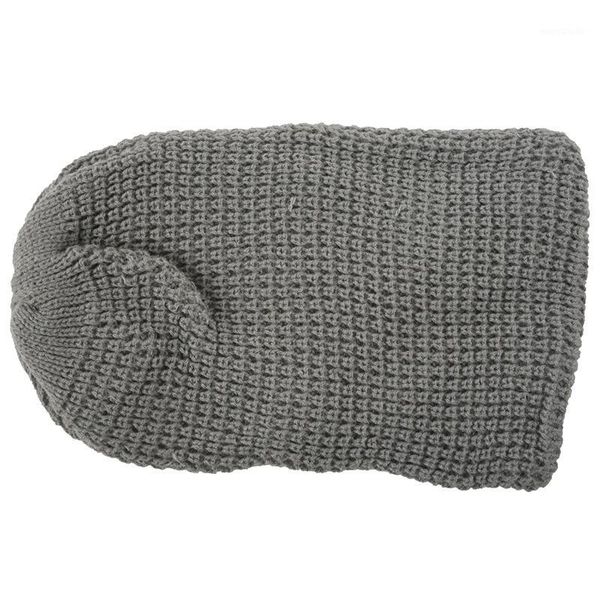

mens slouchy long beanie knit cap for summer winter oversize gray1
