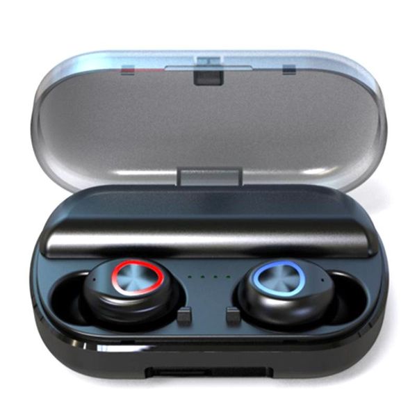 

v10 press bluetooth headset 5.0 with power display wireless binaural in-ear earbuds