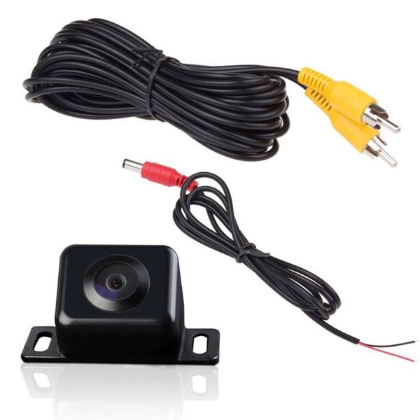 Câmeras de vista traseira de carro Sensores de estacionamento 170 ° Ângulo largo Universal invertendo lateral Night Vision Camera à prova d'água Backup Auto CAM Veículo Acesso