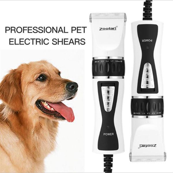 

professional electric corded pet hair trimmer dog clipper cat haircut machine wool grooming cutter scissor shearing shaver razor
