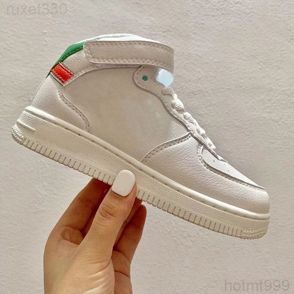 

white classical kids triple white black red low cut children boy girls sports sneakers running shoes one toddler chaussures ntr7s