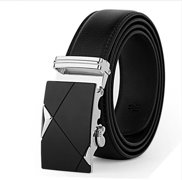 

designer designer leather strap male belt automatic buckle belts for men girdle wide men belt waistband ceinture cinto masculino, Black;brown