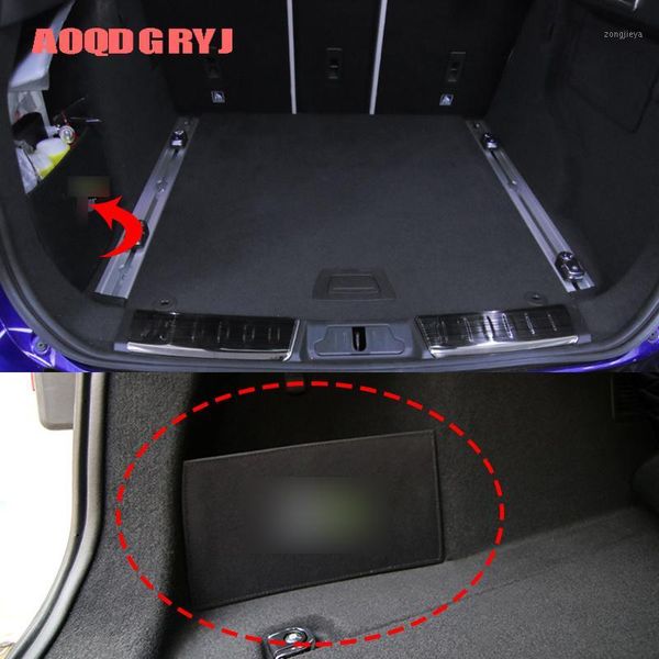 

car organizer for f-pace 2021-2021 trunk storage box trim cover decorative stickers 1pcs styling accessories1