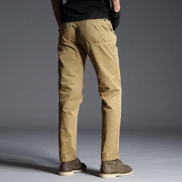 

2021 new original luyzjzen male fashion cargo multi-pocket leisure cotton gym pants 52 9v05, Black