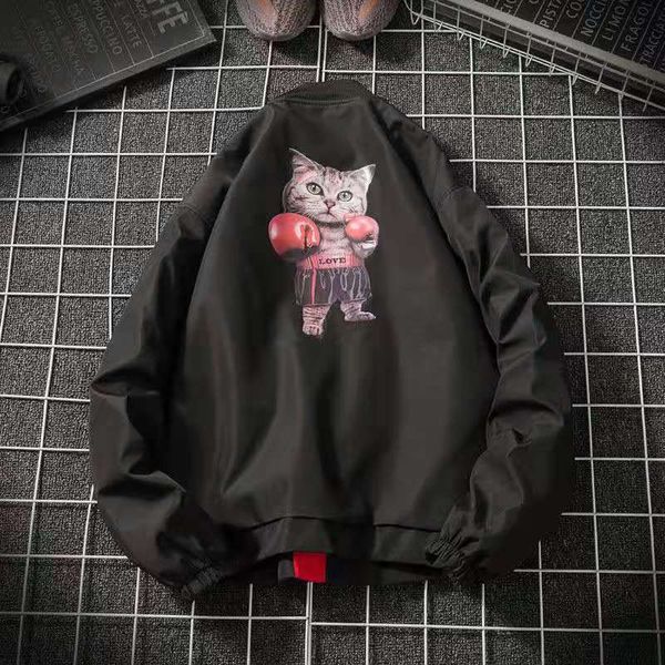 

03 spring and fall classic checkered jacket men's coat fashion men's aviator jacket hip hop streetcoat men's baseball jacket,, Black;brown