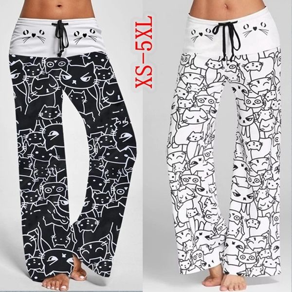

women's fashion plus size loose sports pants casual comfort jogger trousers chino harem pants fits s-5xl, Black;white