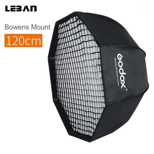 

light stands & booms godox sb-ue 120cm 47in portable octagon umbrella honeycomb grid softbox with bowens mount for studio flash light1