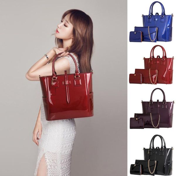 

fashion bags for women 2020 composite bag shoulder crossbody versatile handbag phone bag for women girls 3pcs torebki damskie