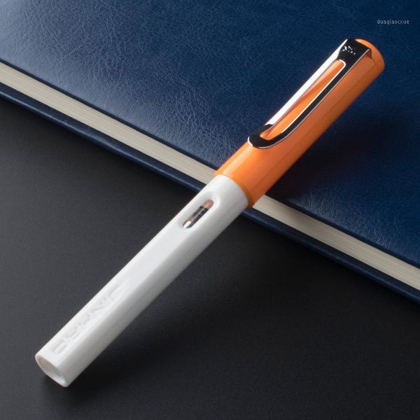 

jinhao 599a plastic fountain pen 0.38mm extra fine nib ink pens for gift office stationery supplies