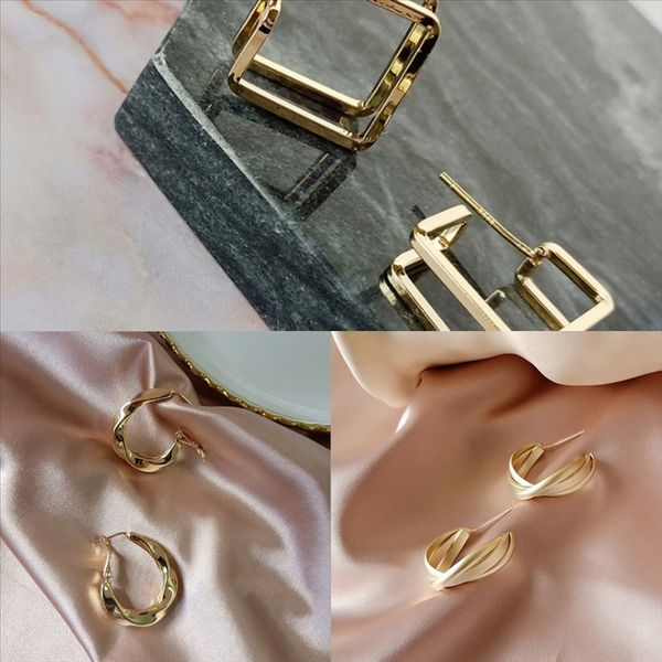 

yapm everfast new sun earring minimalistic cute fashion earring spike ear stainless women earrings studs fashion flower jewelry for, Golden