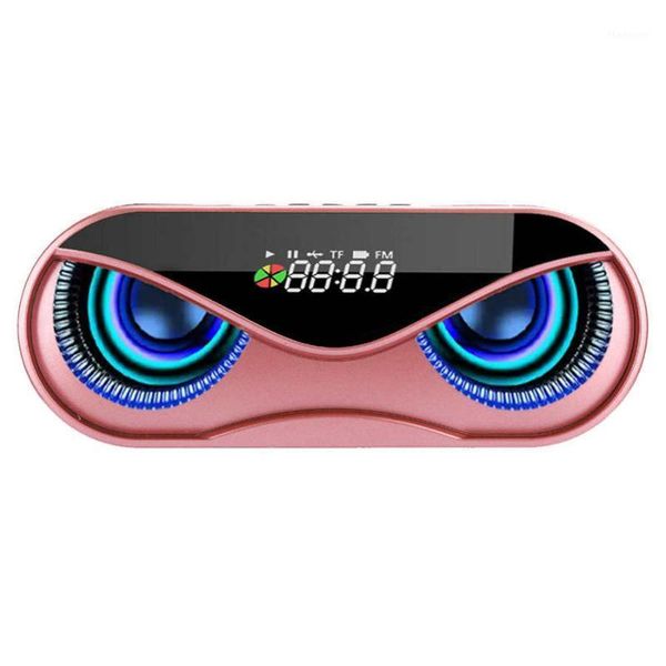 

bluetooth speaker hifi dual loudspeaker sound voice prompt alarm clock,radio, card, hands-call function colorful light1
