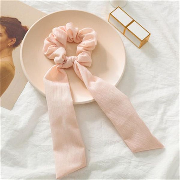 

2020 ленты scrunchies женщина волосы шарф резинка hairband bohemia волосы rubber канаты хвощ связи аксессуары для волос jllgpn xjfshop, Black