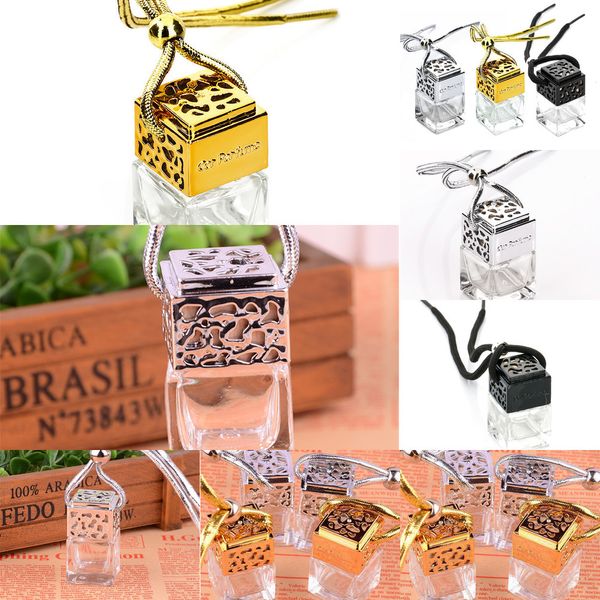 

empty original essential bottles oil shape perfume square car air freshener hang rope pendant diffuser 2 n8dk9