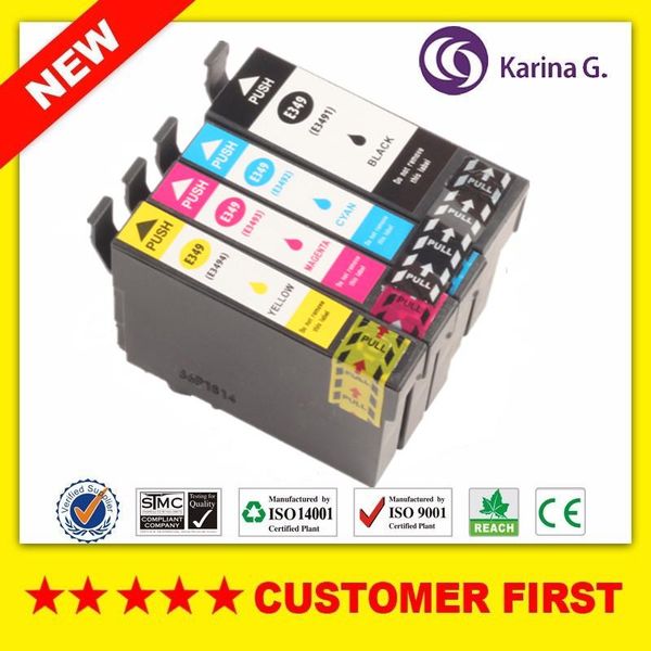 

ink cartridges compatible for t349 t3491 t3492 t3493 t3494 cartridge workforce wf-3721 etc.